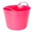 Red Gorilla Tub Flexi Small 14 Litres in Pink